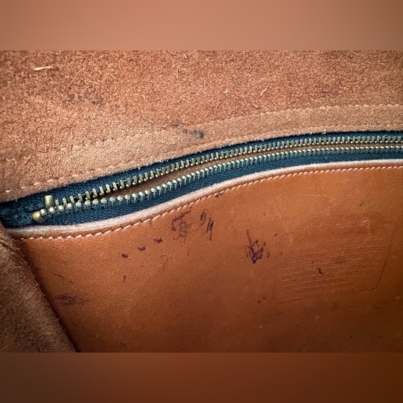 Coach Vintage Pocket Purse 9755 British Tan Leather Crossbody - Picture 11 of 13